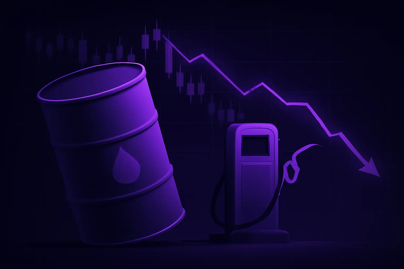 Crude Oil Slide Pulls National Gas Average Lower